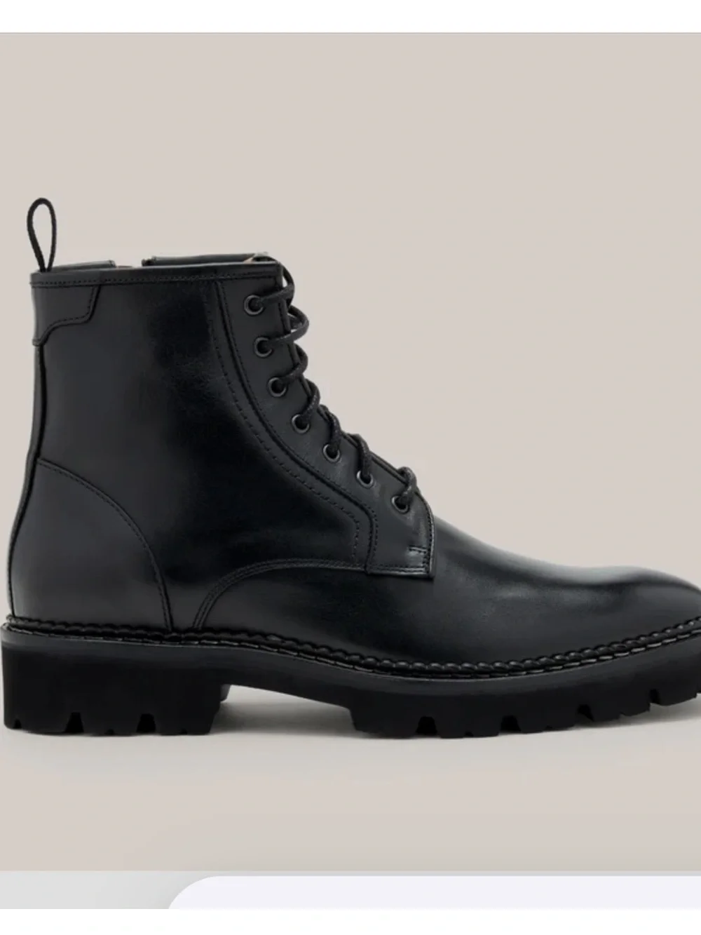 Gentle Souls men’s Almada  Leather Boots, Black, Size 9, NWOT